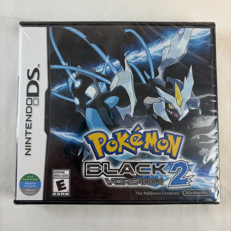 New! SEALED Pokemon Black Version 2 For Nintendo DS UAE Version Brand New - Image 1 of 4