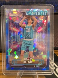 2025 Topps Chrome Sapphire Basketball Tidjane Salaun 128 - Bild 1 von 2