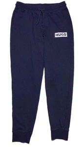 Felpa jogger HUGO BOSS uomo Datlenti logo grafica blu navy media M - Foto 1 di 11
