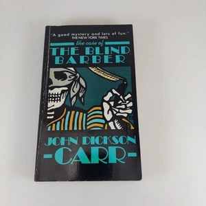 John Dickson Carr Case Of The Blind Barber 1984 Macmillan Collier 1st Print PB - Picture 1 of 12