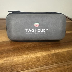 OEM TAG Heuer Gray Velvet Watch Box Travel Case Pouch With Foam Inserts - Picture 1 of 3