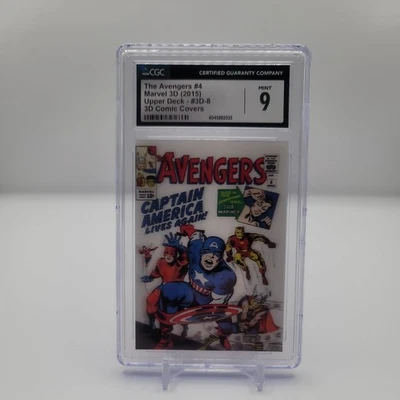 2015 Marvel 3D Lenticular Comic Covers The Avengers 4 CGC 9 - Image 1 of 2