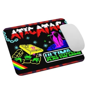 ZX Spectrum Atic Attack - Mouse Pad NEW 9.5" x 7.75" Non Slip - Picture 1 of 4