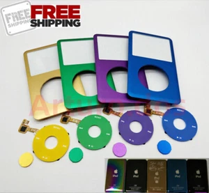 Metal Front & Back Cover, Click wheel, Dot for iPod Classic 7th Gen 120GB 160GB - Picture 1 of 21