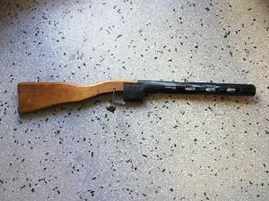 RRR Unique Very Rear Antique Wooden&Tin Gun Toy WW2 SHPAGIN "COOP SVOBODA SOFIA" - Picture 1 of 11