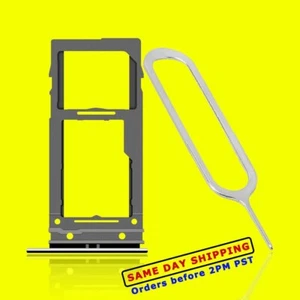 SIM and Memory Card Tray Holder SIM Tool f Samsung Galaxy S9+ / S9 Plus SM-G965U - Picture 1 of 1