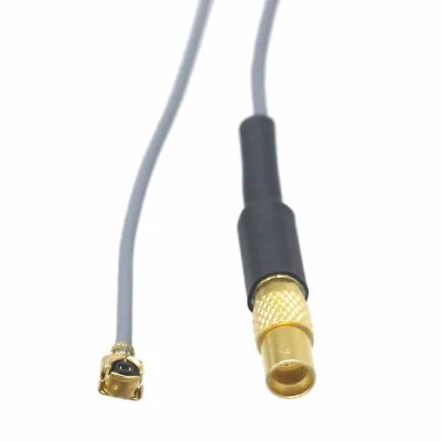 RF coaxial cable MMCX female jack to PCB IPX U.fl female 1.13mm 8" pigtail - Image 1 of 3