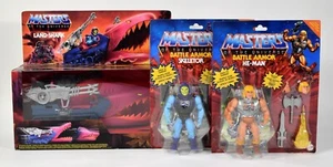 Masters of the Universe Mattel, Land Shark + Battle Armor He-Man/Skeletor, embalaje original, nuevo - Imagen 1 de 8