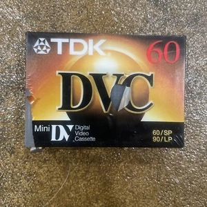 TDK DVM 60 ~ Mini DV Digital Video Cassette Tapes ~ 60/SP 90/LP ~ New / Sealed - Picture 1 of 7