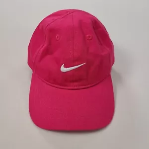 Nike Hat Newborn Pink Strap Back Hat Swoosh Infant Logo - Picture 1 of 8