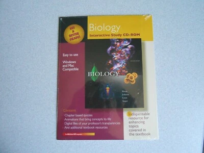 ~~BIOLOGY - SEVENTH EDITION - INTERACTIVE STUDY CD ROM~~ - Image 1 of 2
