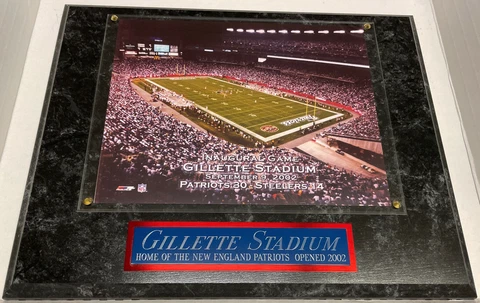 *SALE* GILLETTE STADIUM NEW ENGLAND PATRIOTS FRAMED 8X10 PHOTO-12X15 WALL PLAQUE Cover