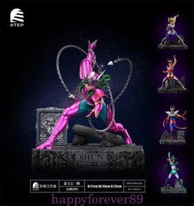Statua dipinta in resina Step Studio Saint Seiya 1/6 Andromeda Shun GK preordine - Foto 1 di 4
