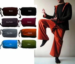 Thai Fischerhose in Tasche, Baumwollwickelhose - Yogahose - Festival Hippie - Bild 1 von 21