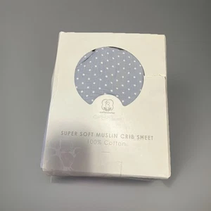 Lenzuolo culla musulmano cotone BB super morbido 100% cotone blu - Foto 1 di 1