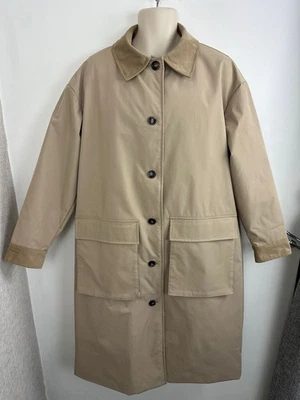 Primark Trench Coat Camel Long Coat Womens Size M EUR 12/14 NEW  - Image 1 of 4