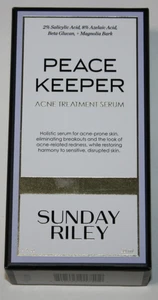 Sunday Riley Peace Keeper Acne Treatment Serum 1 fl oz 30 mL Exp 03/26 NEW - Picture 1 of 4