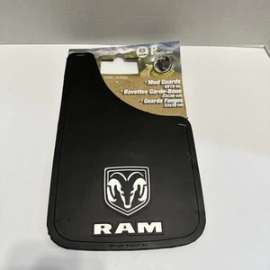 Dodge RAM 9"x 15" White Logo Mud Flaps Splash Guard Truck Pair Left+Right - Bild 1 von 7