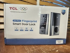 TCL D2 Plus Smart Lock Brushed Nickel - Picture 1 of 4