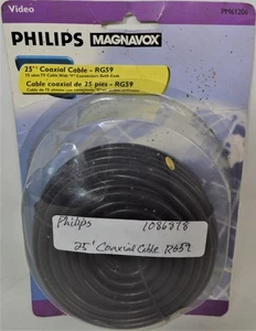 PHILIPS 25' Coaxial Cable RG59 *New Unused* - Picture 1 of 4