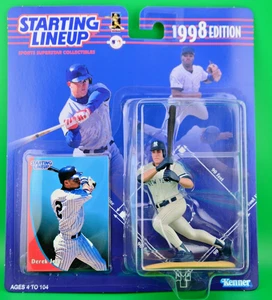 1998 MLB Starting Lineup Derek Jeter New York Yankees Figure - Picture 1 of 3