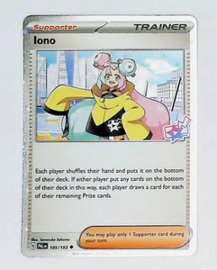 Iono 185/193 Cosmos Holo Stamped Pokémon Card - Picture 1 of 2