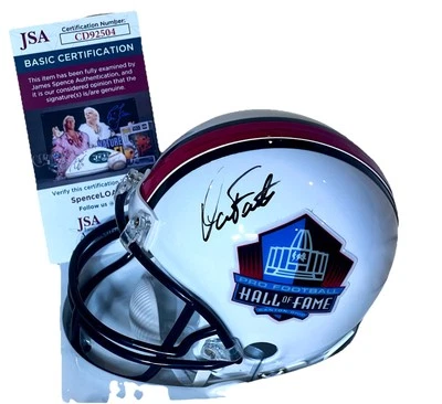Dan Fouts Signed Autographed HOF QB Mini Helmet San Diego Chargers JSA COA - Image 1 of 4