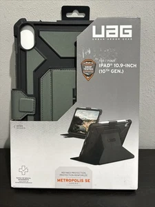 Urban Armor Gear (UAG) METROPOLIS SE FOLIO Case for Apple iPad 10.9" - Olive - Picture 1 of 6