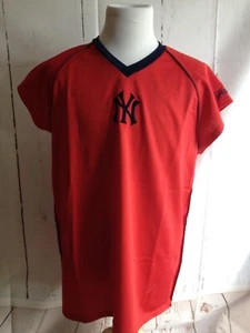 Camiseta deportiva roja sin mangas L de béisbol de los New York Yankees MLB de colección hecha en EE. UU. - Imagen 1 de 6
