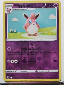 Tarjeta Pokémon REVERSE HOLO Wigglytuff 111/264 casi nueva ganchillo Fusion Strike - Asako - Imagen 1 de 2