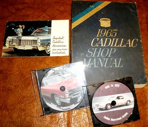 1965 Cadillac Shop Manual Fleetwood Eldorado De Ville 60 75 Calais & Acc & Parts - Picture 1 of 9