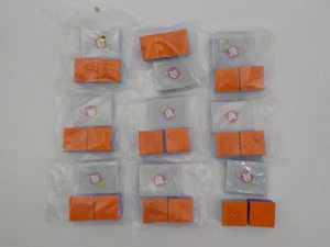 RETIRED AMERICAN GIRL PARTY FAVORS 9 SETS OF 2 STAMPS AND 1 INKPAD COCONUT PARTY - Picture 1 of 7