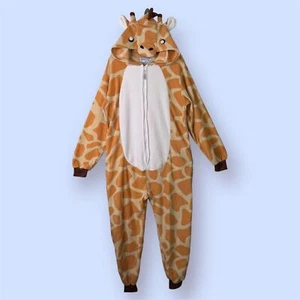 Funzies! Giraffe 1-teiliger Union Anzug Pyjama Halloween Kostüm Cosplay Unisex Gr. M - Bild 1 von 12