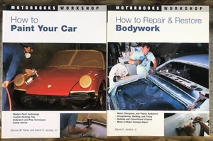 Lot of 2 Books Motorbooks Workshop How to Bodywork and Paint Hot Rod Kustom - Picture 1 of 1