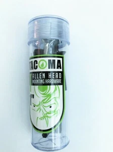 Tacoma hardware-Tube Pack - Skateboard Allen Head Bolts 1' ' - Black 6 piece - Picture 1 of 3