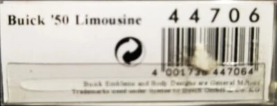 BUSCH 44706 Buick '50 Limousine - scala H0 - Immagine 1 di 4