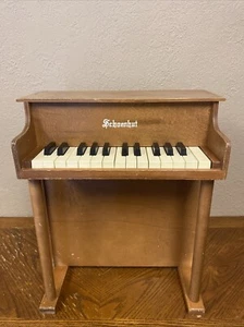 Schoenhut 25-Key WOODEN Upright Toy Piano VTG WORKS 20” Kids Antique MINI - Picture 1 of 9