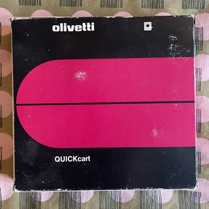 OLIVETTI CWP-1 Multistrike Quickcart Black Typewriter Ribbon Cartridge NOS - Afbeelding 1 van 4