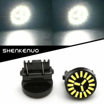 For Ford Mustang 2015 2016-2019 3157 LED Backup Reverse Light Bulbs 6000K White - Image 1 of 4