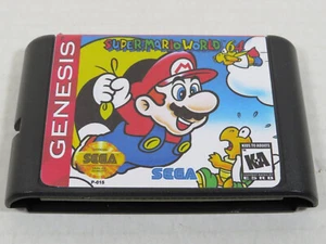 Sega Genesis/ Mega Drive SUPER MARIO WORLD Rare! New! Cart Only - Picture 1 of 2