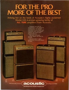 VINTAGE 1980 AKUSTIKGITARRE RÖHRENVERSTÄRKER DRUCKANZEIGE - Bild 1 von 1