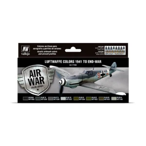 Vallejo LUFTWAFFE COLORES 1941 A FIN DE GUERRA SET 8 COLORES 17 ML - Imagen 1 de 2