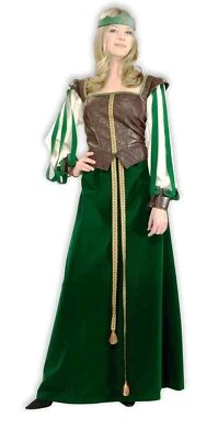 Maid Marion Marian 文艺复兴公主花式装扮万圣节成人服装 — 第 1/2 张图片