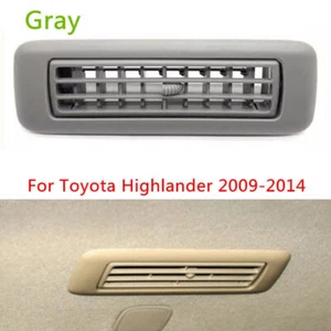 Gray Car Roof Panel Air Conditioner Vent Grille For Toyota Highlander 2009-2014 - Picture 1 of 4