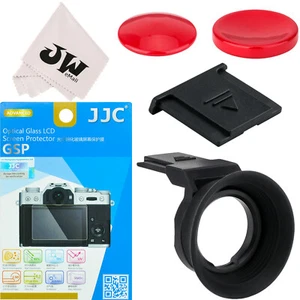 5in1 Eyecup+Screen Protector+Shutter Release Button for Fujifilm Fuji X-S10 XS10 - Picture 1 of 12