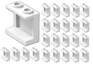☀LEGO New Lot of 25 WHITE Wall Elements 1x2x2 Window - Picture 1 of 2