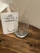 Bridal Gift I Love to Wrap Both My Hands….Funny Stemless Wine Glass