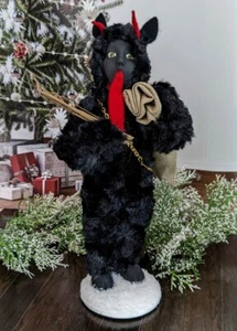 2022 Byers Choice Exclusive Krampus on Snowy White Base Folklore Xmas Figure - Picture 1 of 5