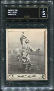 1940 Play Ball R335 #218 Wally Millies Philadelphia Phillies - Rookie - GMA 5 Ex - Picture 1 of 2
