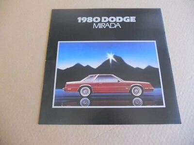NOS Original 1980 Dodge Mirada Dealership Sales Brochure - Изображение 1 из 4